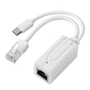 Bộ chuyển đổi điện áp Bộ chia PoE 24V đến 5V Mô-đun giảm điện áp cho các thiết bị mạng có bảo vệ quá tải chất liệu nhựa ABS