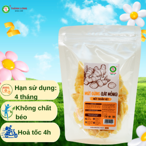 Mứt Gừng Huế Thành Long Gói 200gr/500gr | Ăn vặt văn phòng | Ăn vặt tốt cho sức khoẻ | Trái cây sấy dẻo | Thành Long - Việt Nam