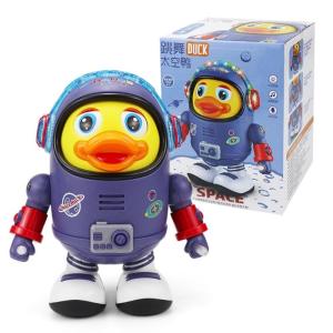 Electric Dance Space Duck Music Light Little Cute Duck Toy