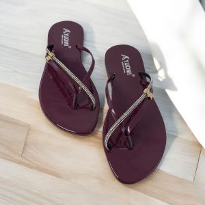 Ayuomi sandal jepit Wanita Santai harian Kekinian