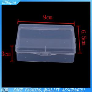 [COD] 9cmx6.5cmx3cm Transparent Plastic Storage Box Clear Square Multipurpose