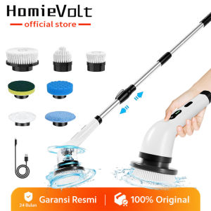 Homievolt Sikat Pembersih Elektrik Multifungsi 7 IN1 Portable Cleaning Brushes Genggam Sikat Pembersih Multifungsi untuk Kamar