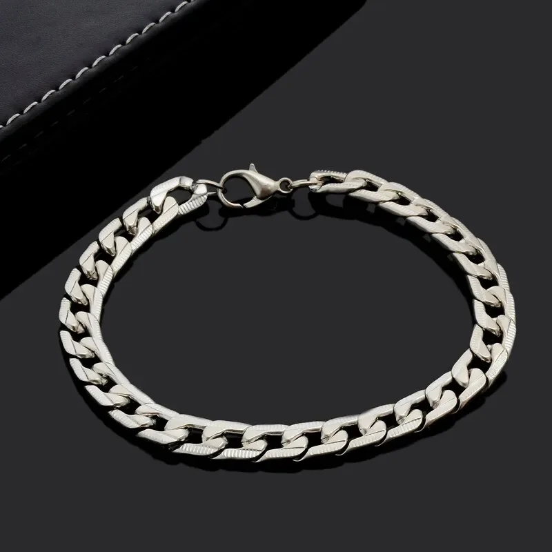 Mens hand deals chain bracelet