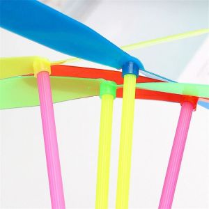 50Pcs Hand Rub Bamboo Dragonfly Flying Stick Classic Toy Kids Gift 竹蜻蜓 现货 MY Ready Stock Malaysia