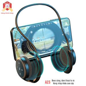 Tai nghe chụp tai thể thao A23 bluetooh 5.0 thế hệ mới bass căng đàm thoại to rõ - Hàng nhập khẩu cao cấp