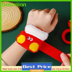 bashijian สร้อยข้อมือรูปตัวการ์ตูนน่ารักรูปกวางเอลก์มนุษย์หิมะสำหรับเป็นของขวัญคริสต์มาสของเด็กตกแต่งวันหยุดสายรัดข้อมือ