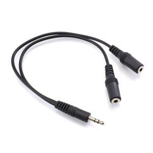 High Performances RCAs Y Splitter Cable 1 RCAs Male To Two Female Coppers Conductors For Speakers Amplifiers Sound Systems