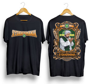 Kaos Distro Pria SYEKHERMANIA Kaos Dakwah Kaos Islami Bahan Cotton Combad 24s