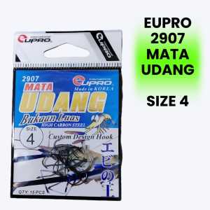 Eupro Mata Udang 2907 Fishing Hooks for Prawns Durable High Carbon Steel