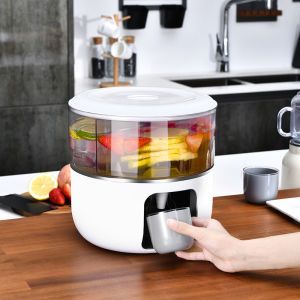 Rotatable Cold Kettle Large Capacity with Faucet Teapot Household Refrigerator Beverage Bucket