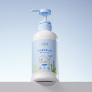 TEN-M JOURNEY Baby bottle cleaner tableware cleaner fruit and vegetable cleaner plant-based newborn baby cleaning liquid 400ml.