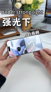 ✅【SG】iPhone Screen Protector AR Anti Reflection Tempered Glass Film for iPhone 16 Pro 16 Pro Max 17 17 Air iPhone Air 17 Pro 17 Pro Max 3D Curved Full Cover Anti Glare High Transparency Scratch Resistant Dust Free Applicator Easy Install