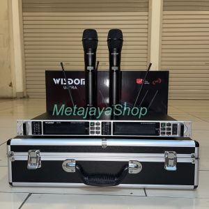 MIC WIRELESS WISDOM ULTRA Q6+ Original 2 Handheld Vocal Artis Free Hardcase