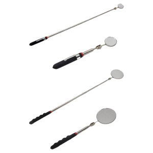 32mm/82mm Inspection Mirror Foldable 360 Degree Rotating Telescopic Mirror Repair Tool with Long Handle for Technician