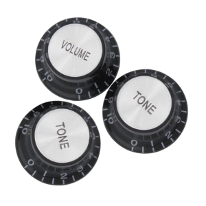 3pcs Guitar Top Hat Knobs Speed Control Knobs Volume Tone Control Knobs Potentiometer Cap for Electric Guitar or Bass
