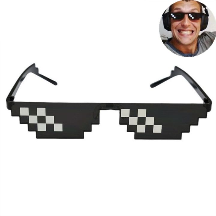 Adorable Cool Pixel Design Frame Casual Sunglasses Men Women Holiday Party  Decors Photo Props Cool Gifts - Jewelry & Accessories - Temu United Kingdom