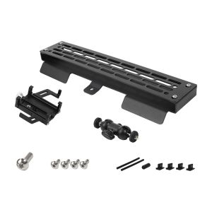 Cornerr Center Console Phone Holder Stand GPS Mount Extension Bracket for Ford Bronco 2021 2022 Aluminum alloy Black Accessories 9N5Q1