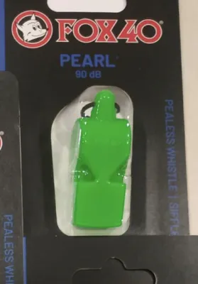 FOX 40 Pearl Whistle 90dB Assorted Colors for Sports Original Coaches