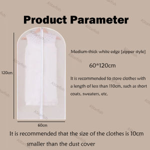 [Multiple Sizes] Transparent Garment Bag Dustproof Clothes Protection Cloth Cover Waterproof Anti-Scratch Storage Bag Clothes Set Clothing Dust Cover