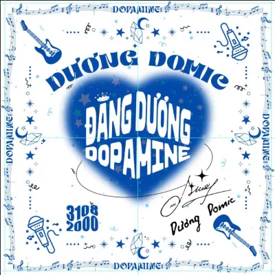 Khăn vuông Bandana hoạ tiết Dương Domic kích thước 70x70cm chất liệu vải lụa latin in 1 mặt 2 mặt