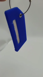 10pcs Silicone Suitcase Markers Durable Luggage Labels with Stainless Steel Loop Easy to Identify