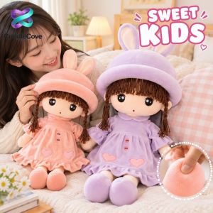 Cute Princess Rabbit Plush Toy Super Soft Sleeping Doll Pillow Birthday Gift For Girls Kids Multi Colors Optional
