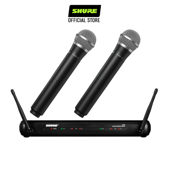 SHURE SVX288 PG58 Dual Vocal Wireless System Lazada PH