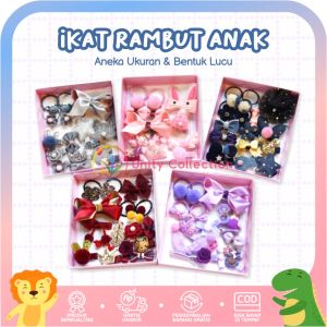 Jepit Rambut Anak Set Ikat Rambut Pita Aksesoris Bayi