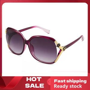 🚚【Local Express Delivery】🚚 Fashion Womens Sunglasses Camellia Net Red Sunglasses Large Frame Glasses