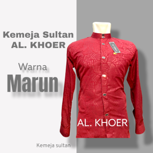 kemeja sultan embos alkhoer kemko bahan embos kemeja kancing kotak jepret 2023