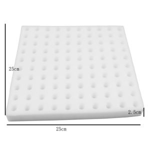 100Pcs Hydroponic Seedling Sowing Sponge 250*250*25mm Hydroponic Foam