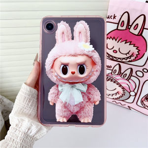 Cute Cartoon LABUBU Case For Samsung Galaxy Tab A7 A8 A9 A9+ S6 Lite S9 S9FE S10FE 5G SM-T225 X110 P610 X210 X710 X510 X520 10.9 10.4 10.5 11.0 inch Tablet Kids Soft TPU Back Cover