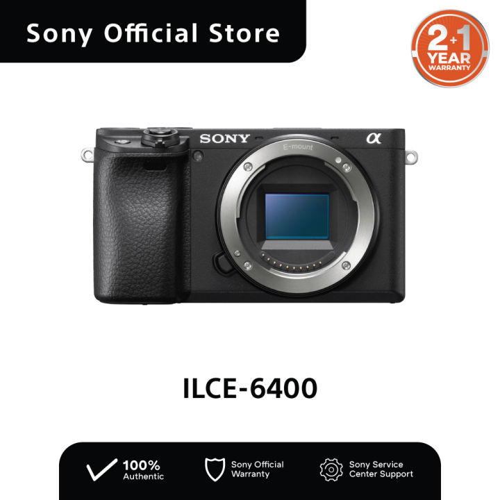 Sony Alpha ILCE-6400/ A6400 24MP APS-C Mirrorless Camera Body Only + Free 64GB SD Card