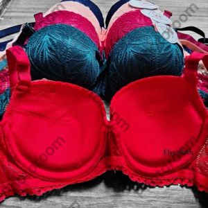 CD  BRA/BH WANITA BUSA TEBAL BRUKAT PAKAI KAWAT BAHAN HALUS SIZE 36 38 40 42