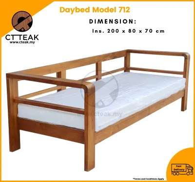 CT Teak Furniture Jati / Teak Wood Daybed (MRCHR-712)