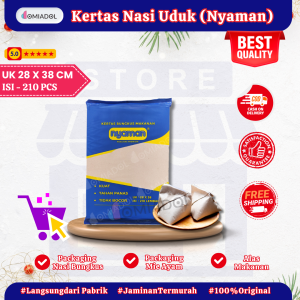 Kertas Nasi Coklat Warteg Uduk 28x38 Cm - 210 Pcs