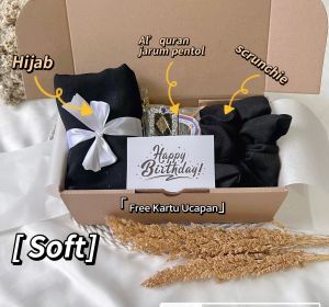 [Hijab] Kado Hijab Hampers Gift Box Hadiah Ulang Tahun Perempuan Wanita Cewek Kerudung Jilbab Wisuda