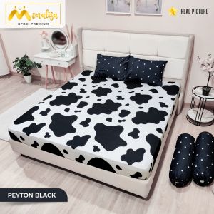 Sprei Monalisa Premium Motif Aesthetic Kekinian dengan karet anti geser 180x200 dan 160x200