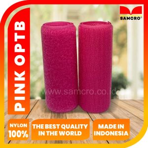 Velcro Magic Tape -Prepet-Perekat-Kretekan-Velcro Serba Guna-Velcro Tape-Velcro Samcro Reguler-100MM-Warna Pink OPTB