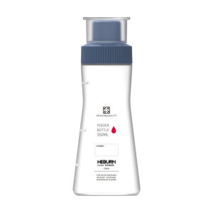 Justliving bình phun bột 350ml Bình lắc bột nhựa tự làm chai pha chế bình lắc lắc bột có nắp bình lắc lỗ xả đồng đều bình phun nước bột cà phê