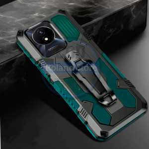 Casing HP Untuk Vivo Y02/Y02T 2022 Hard Case  Kickstand Armor Belt Clip Terbaru