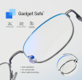 Baobab Eyewear | CARTER Gadget Safe Glasses | Anti Radiation Computer Eyeglasses For Men and Women Oversized Acrylic. 