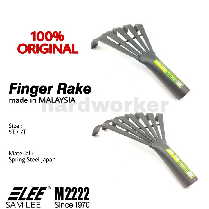 SAMLEE M2222 Finger Rake 5T Spring Steel Japan | Lazada