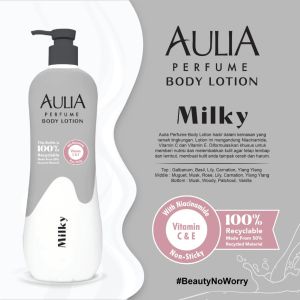 Aulia Body Lotion 600ml Whitening Vitamin E dan Aroma Parfum Segar