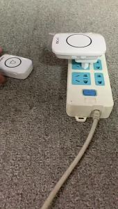 CACAZI Wireless Waterproof Doorbell US EU UK Plug 300M Range Home Intelligent White Door Bell Chime 1 2 Button 1 2 3 Receiver
