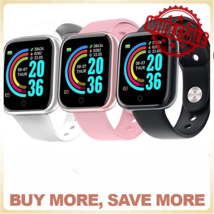 [Ready Stock] Y68 Smart Watch Bluetooth Waterproof Fitness Tracker ...