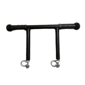 Baby Strollers Handle Extension Adapter for Pushchairs Lightweight Handle Extender Double Tube for Tall Parents Black