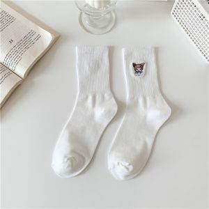 Sanrio Cinnamoroll Kuromi My melody is cute Japanese -style cotton socks suitable for girls to manage socks in the middle