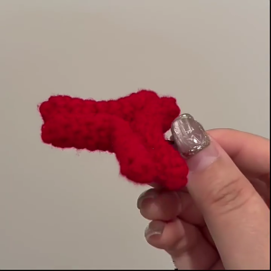 Funny Angry Expression/Water Drop Hair Clip Anime Crochet Hairpin For Women and Teens Anime Fans And Casual Outfit