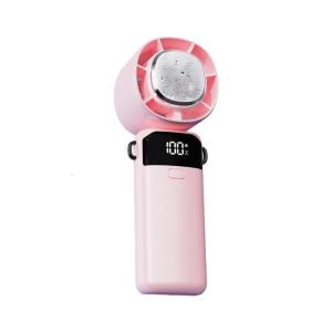 USB Rechargeable Portable Fan Quiet Handheld Mini Fan 100 Speed Setting Cooling Fan for Travel Office Home Birthday Gift